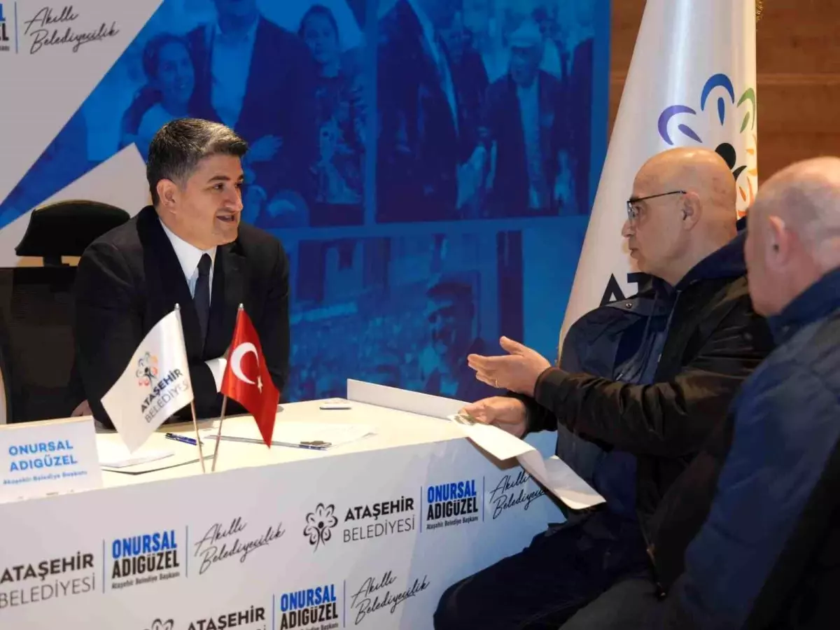 Ataşehir Belediyesi’nden ‘Söz Sizde, Çözüm Bizde’ Halk Buluşması