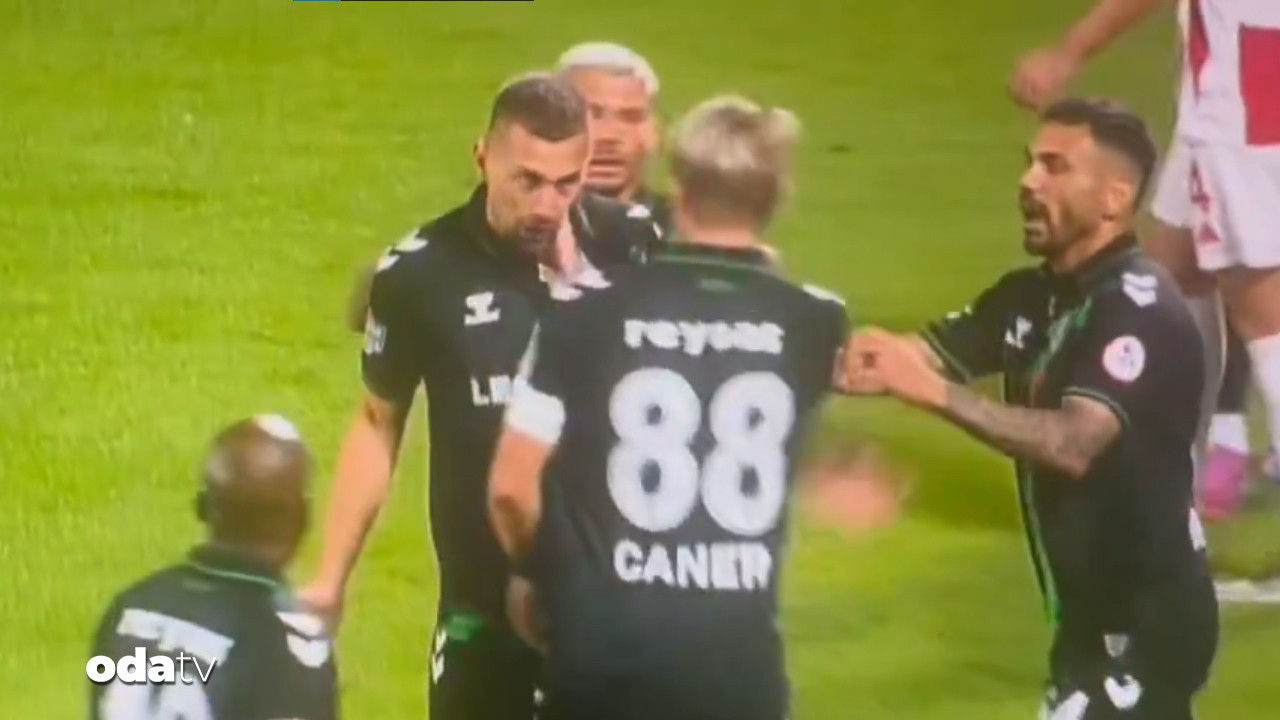 Caner’den takım arkadaşına tokat