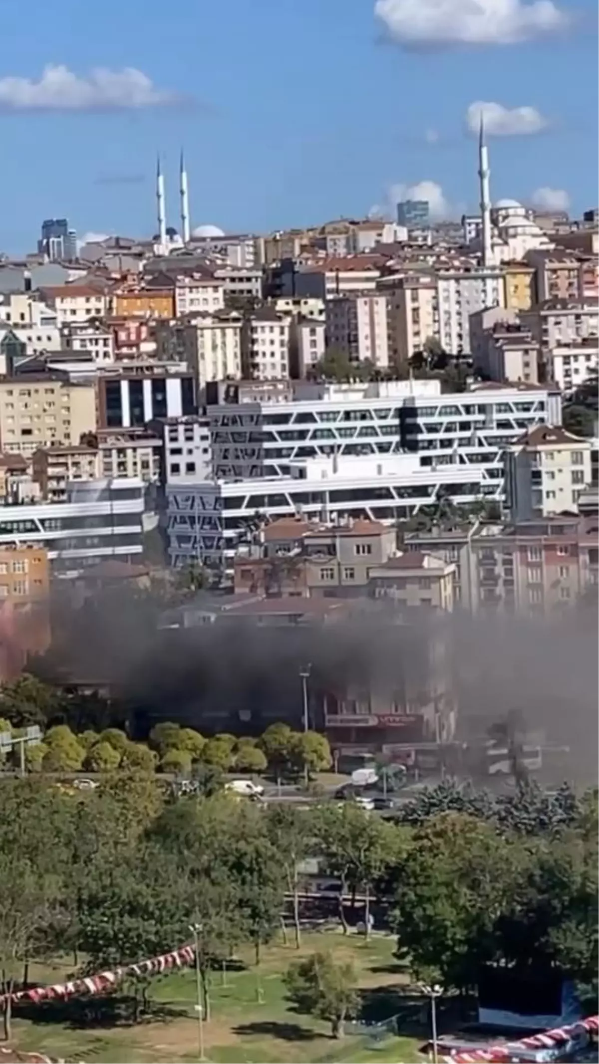 Kağıthane’de İş Yerinde Yangın