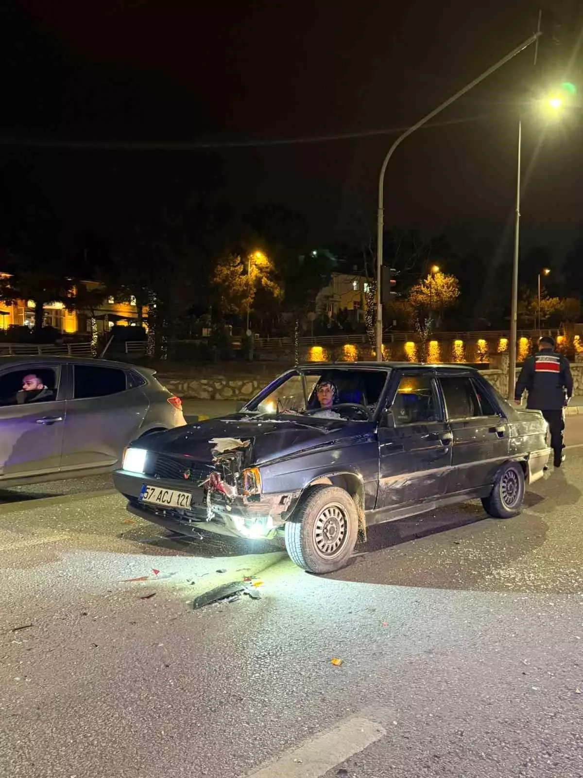 Karabük’te Motosiklet Sürücüsüne Otomobil Çarpması Sonucu Yaralanma