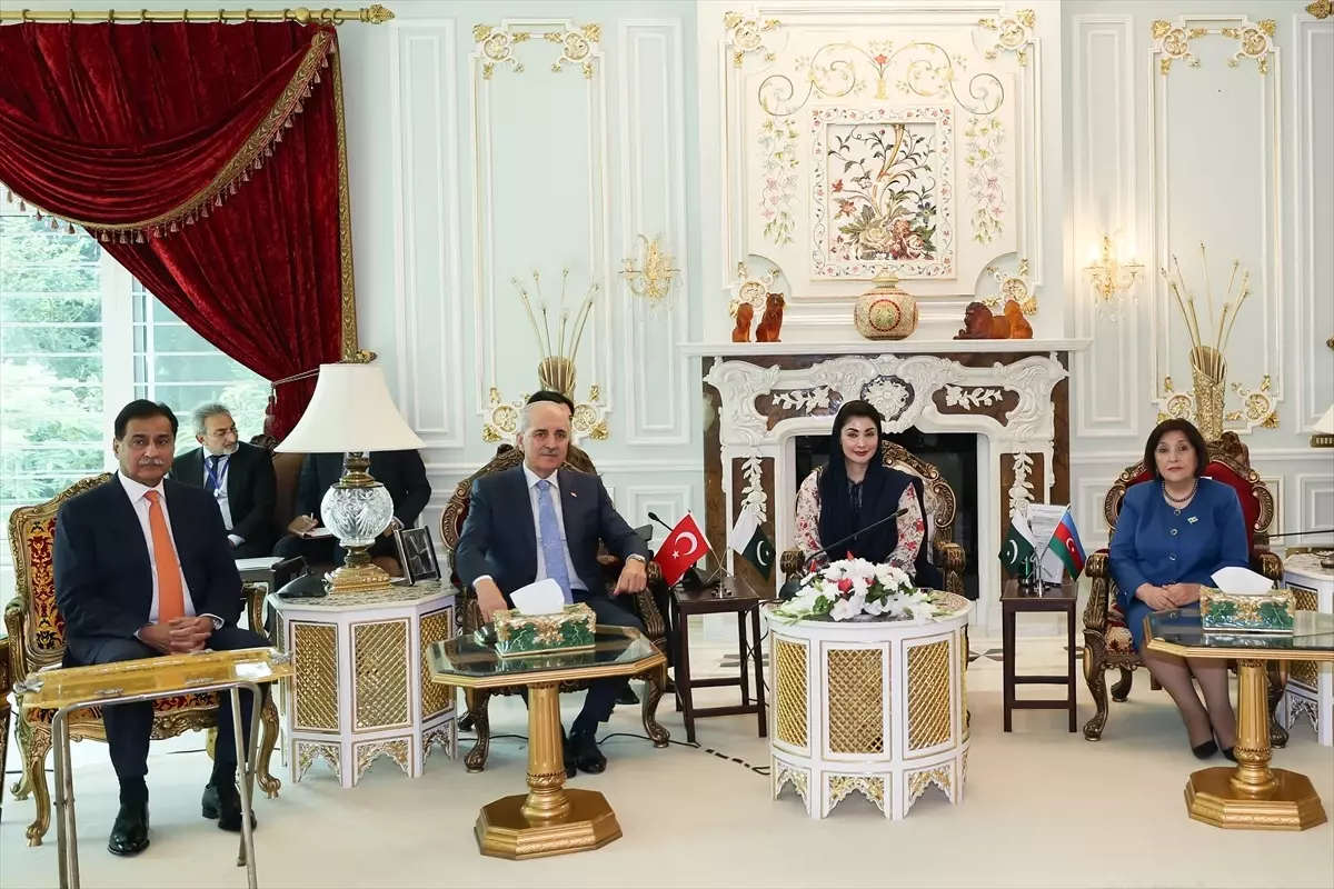 TBMM Başkanı Kurtulmuş, Pakistan’da Pencap Eyaleti Başbakanı ile Görüştü