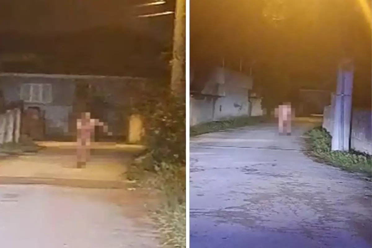 Düzce’de Dilenci Çırılçıplak Kaçtı