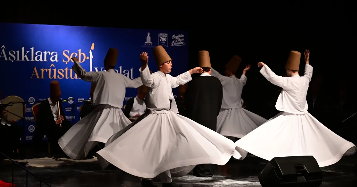 Bursa Yıldırım’da Mevlana’ya vefa gecesi