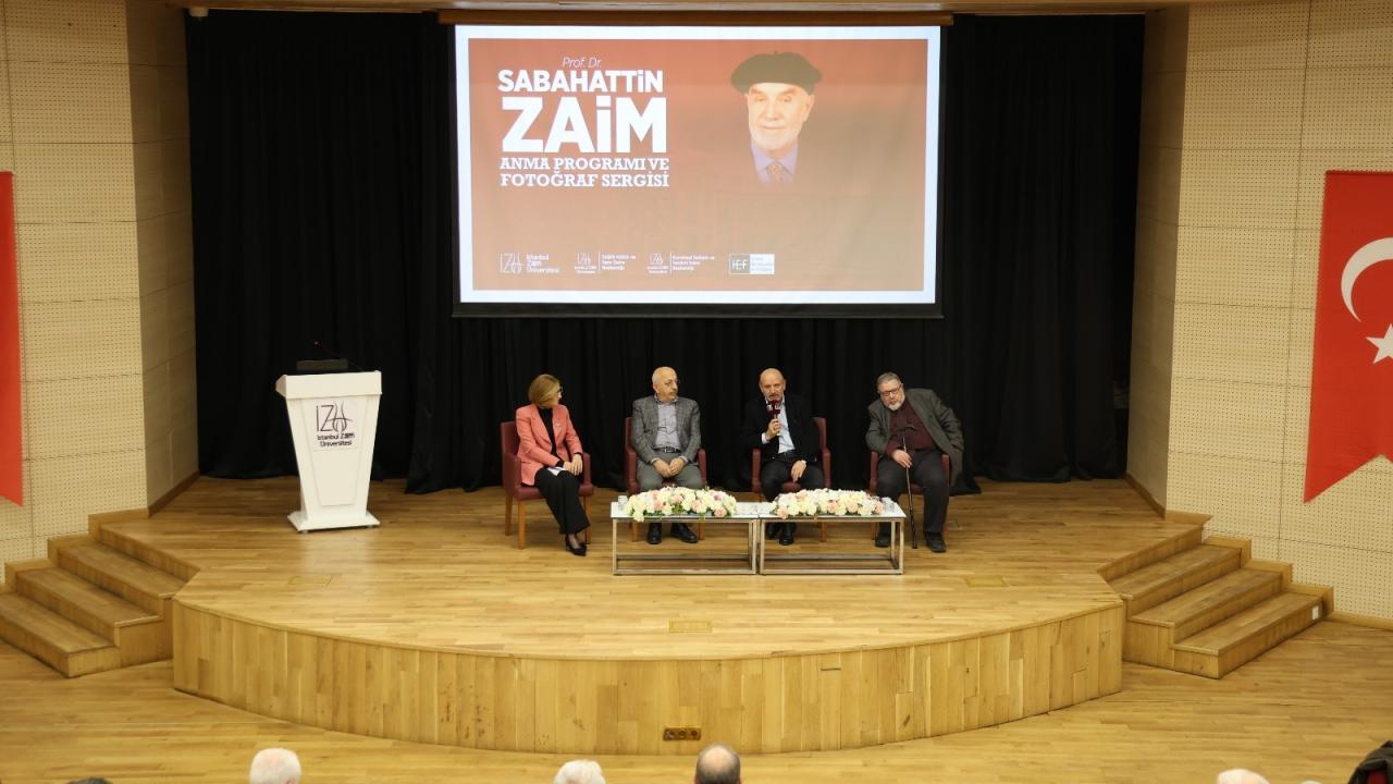Sabahattin Zaim, vefatının 18. yılında İZÜ’de anıldı