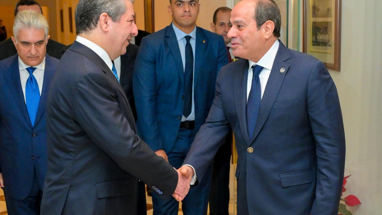 Sisi, Barzani’yi kabul etti: Irak’ın toprak bütünlüğü kırmızı çizgimizdir